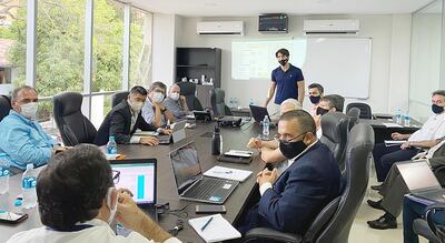 Técnicos de las instituciones  del Consejo Permanente de Estudio de Tarifa se reunieron ayer.