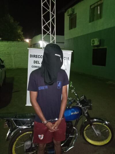 Richard Báez González, detenido.