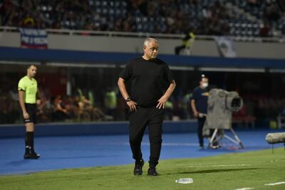 Francisco Arce, en el partido de Cerro Porteño por la jornada 15 del torneo Clausura 2021.
