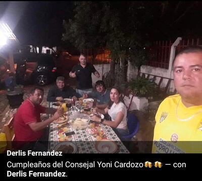 Las autoridades de Juan León Mallorquín.