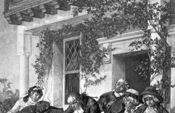 Edward Jenner, médico y pionero de la vacunación, vacunando a James Phipps de 8 años con para proporcionar inmunidad contra la viruela.