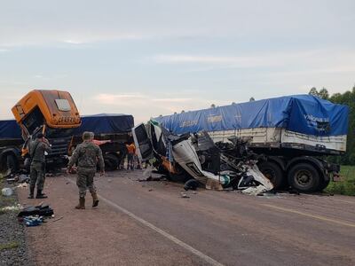 Aparatoso accidente de tránsito en el distrito de San Alfredo, Concepción.