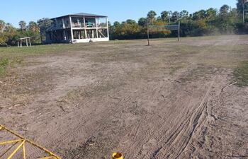 Destacamento militar de la marina en la triple frontera en Puerto Caballo distrito de Bahía Negra en el Alto Paraguay.