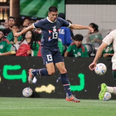 El concepcionero Mateo Gamarra debutó en la selección nacional.