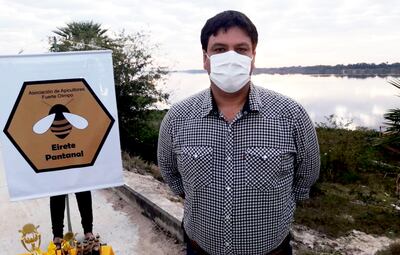 Hugo Olmedo, representa del la ONG  Codes, durante la presentación del proyecto.