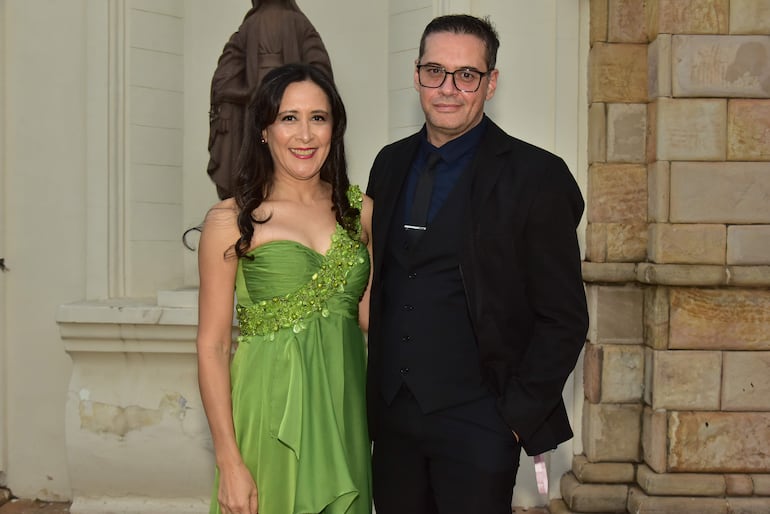 Lourdes Roa y Leonardo Venica.