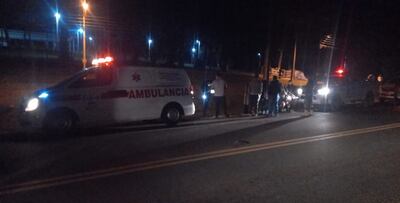 Procedimiento médico y policial tras percance rutero en Santaní.