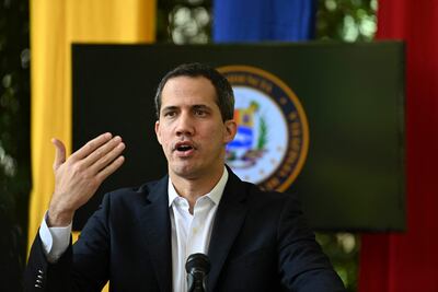 El líder opositor venezolano Juan Guaidó.
