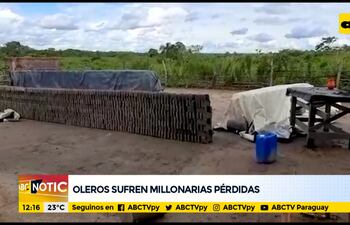 Hoy 500 a 600 olerías estan paralizadas por las lluvias y tenemos problemas para extraer la materia prima porque las canteras estan inundadas, dijo Cristhian Quiñonez.