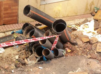 Se realizaron excabaciones en varios sectores de la zona céntrica de Ciudad del Este.