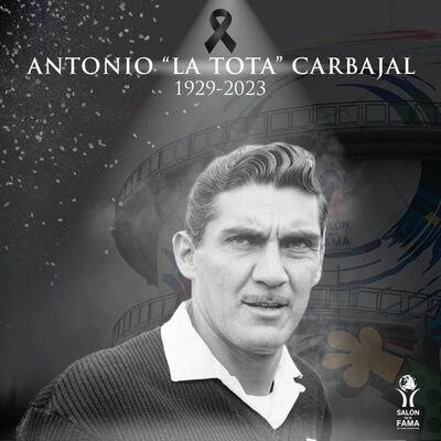 Antonio Carbajal falleció ayer a los 93 años.
