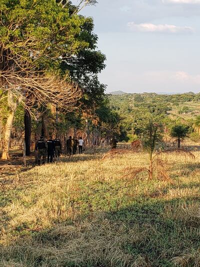 Zona de la desaparición de un menor de edad en Paso Hũ, en el distrito Yby Yaú, en el departamento de Concepción.