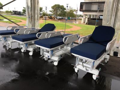 El Ministerio de Salud recibió 120 camas hospitalarias por parte de entes cooperativos.