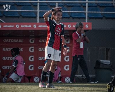 Lourdes González anotó el gol del triunfo para Cerro Porteño