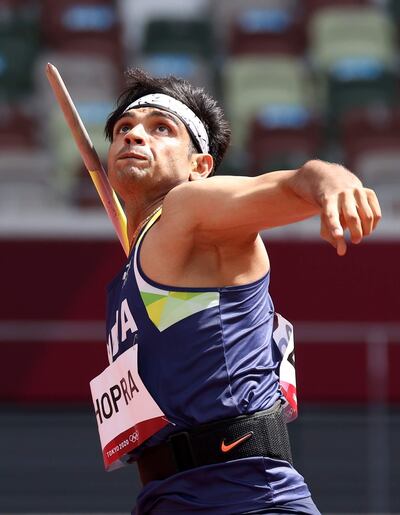 Neeraj Chopra logró el primer oro en atletismo para India (EFE).