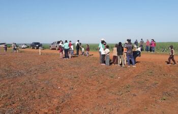 Familiares de las víctimas realizaron un acto en Marina Cue.