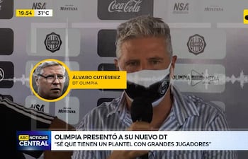 Olimpia presentó a su nuevo DT