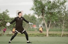 Martín Silva, arquero titular de Libertad