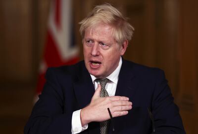 Boris Johnson, primer ministro del Reino Unido.