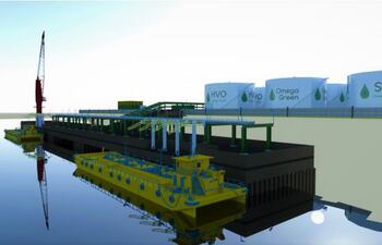 El proyecto de la industria de biocombustibles prevé la salida de los productos para su exportación por el río Paraguay, desde Villeta.