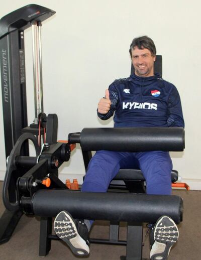 Hernán Rodrigo López, director técnico albo.