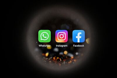 Redes sociales en apagón.