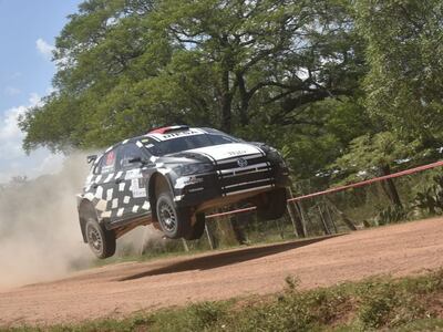El VW Polo GTI R5 de Diego Domínguez en la Etapa 1 Rally del Guairá 2022