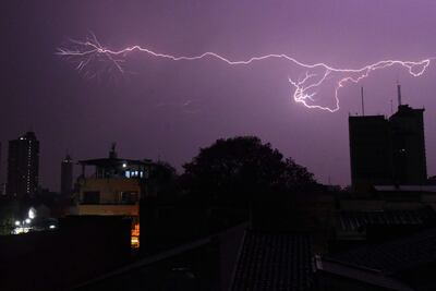 Meteorología anuncia tormentas eléctricas para 11 departamentos.