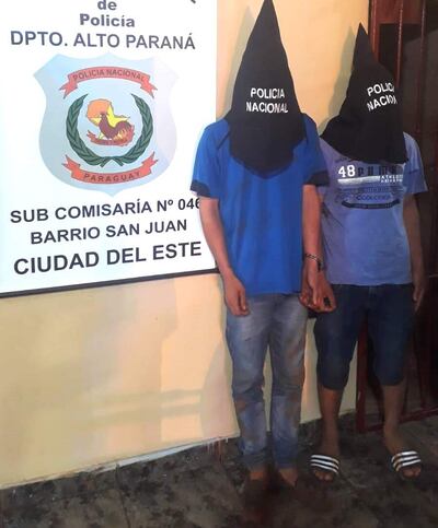 Los dos presuntos motochorros fueron capturados tras una persecución y luego entregados a la subcomisaría 46.