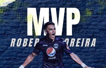 Roberto Moreira, doblete para el Motagua.