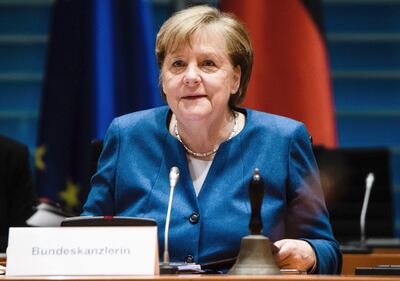 Ángela Merkel, canciller alemana, contra la censura en redes.