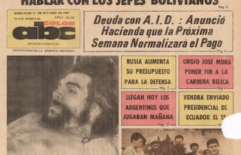 Portada de la edición de ABC Color del 11 de octubre de 1967.