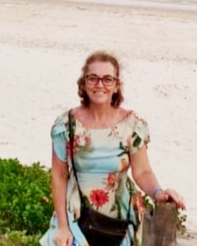 Sandra Cristina Maceda Ruber, brasileña de 56 años. Se denunció que esta mujer  es víctima de secuestro.