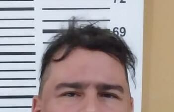 Última foto de Waldemar Pereira Rivas alias Cachorrão antes de ser liberado tras su absolución del caso del asesinato de Leo Veras