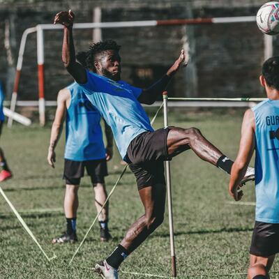 Yeiber Murillo, delantero venezolano de Guaireña.