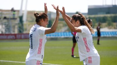 Martínez (i) puso el 3-2 final para el Real Madrid.