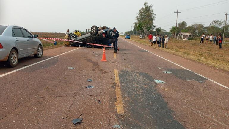 La camioneta quedó a cargo del Ministerio Público y el cuerpo de la víctima fue entregado a los familiares.