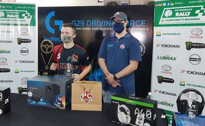Leonardo “Chavito” Chávez, campeón del primer Campeonato de Rally Digital en la R5 Pro.