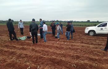 Hallazgo del cuerpo sin vida de Felipe Olmedo Rivarola.