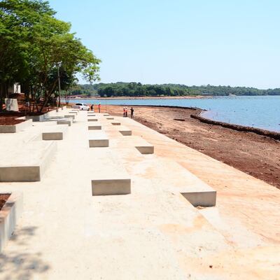 La construcción de la costanera de Ciudad del Este se encuentra con un avance del 70%.