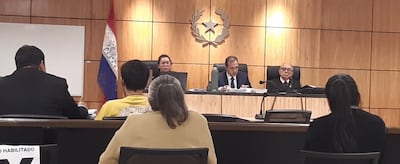 El Tribunal de Sentencia que dictó el fallo condenatorio estuvo presidido por Marino Méndez e integrado por sus pares Zunilda Martínez Noguera y Herminio Montiel.