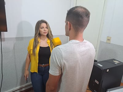 El detenido por la supuesta amenaza al embajador de los Estados Unidos, Marc Ostfield.