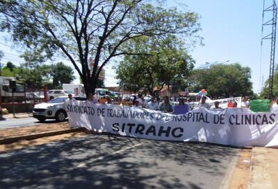 Los sindicatos no descartan cerrar la Avenida Mariscal López.