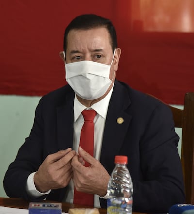 Miguel Cuevas, diputado colorado. Para justificar el origen de sus bienes habría inventado pagarés y créditos, según el Ministerio Público.