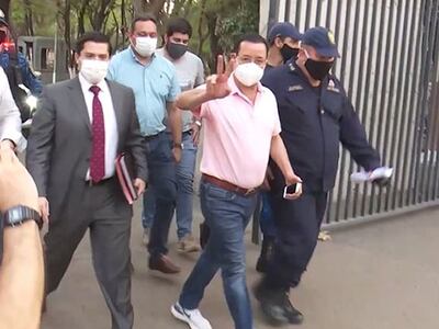 El diputado colorado Miguel Cuevas dejó ayer la Agrupación Especializada, donde estuvo preso desde el 20 de febrero.