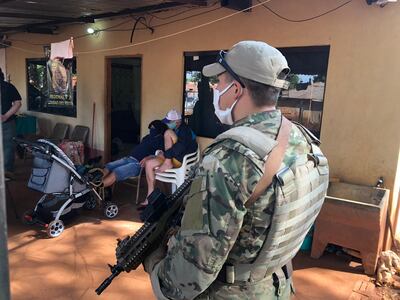 El allanamiento fue ejecutado por agentes especiales de la Senad.