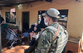 El allanamiento fue ejecutado por agentes especiales de la Senad.