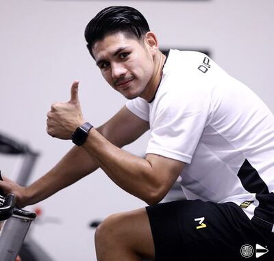 Saúl Salcedo practicó en el equipo titular de Gorosito