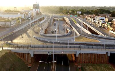 El multiviaducto construido entre las avenidas Perú y Julio César Riquelme.