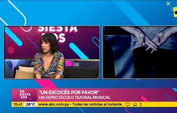 “Un Escocés por favor” un espectáculo teatral musical